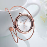 GEEKTHINK Metropolitan Fashion Luxury Brand Quartz Watch Women Bracelet Ladies Rose Gold Girls female steel band casual New